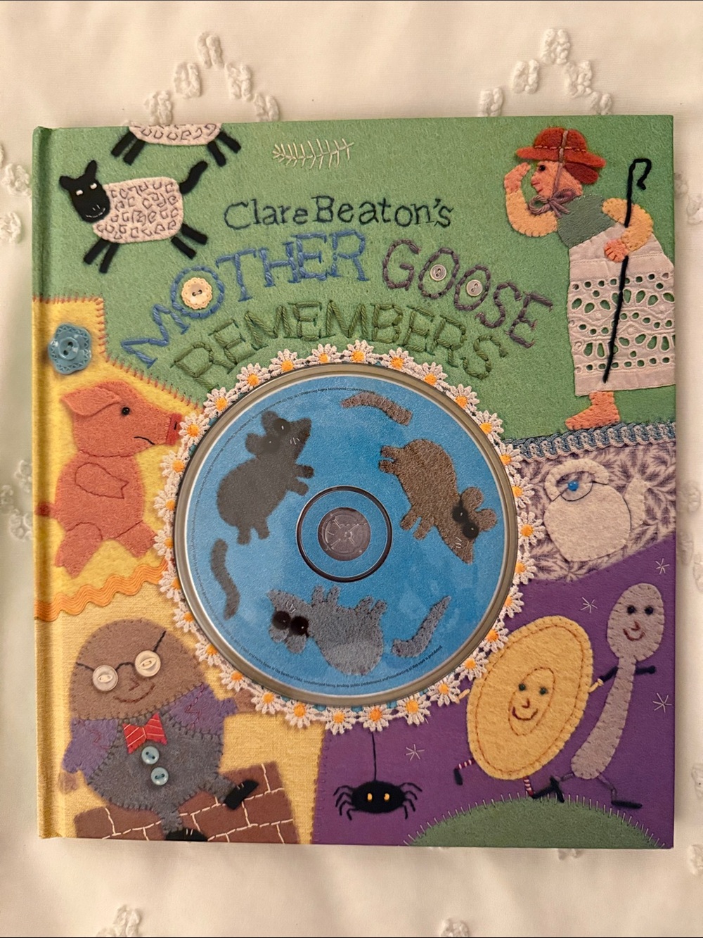 Nursery Rhyme Book with CD - in excellent condition